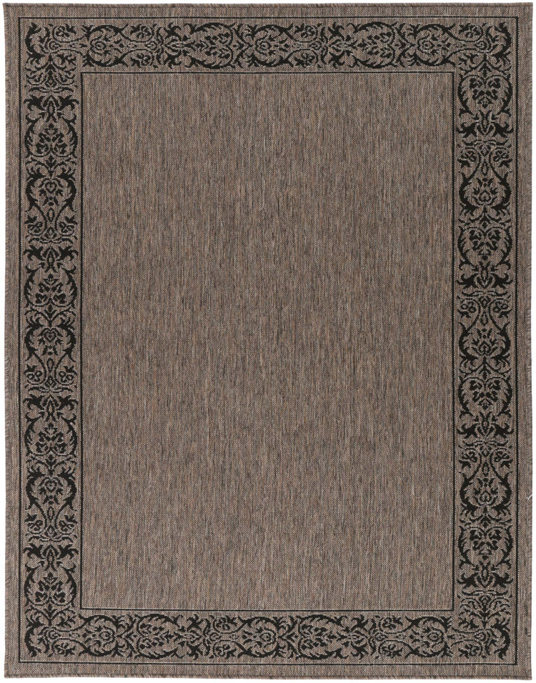 Sisalo Ebony Bordered Rug