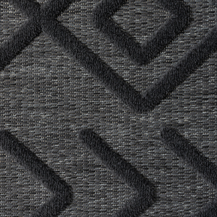 Calm 416 Charcoal Hallway Runner