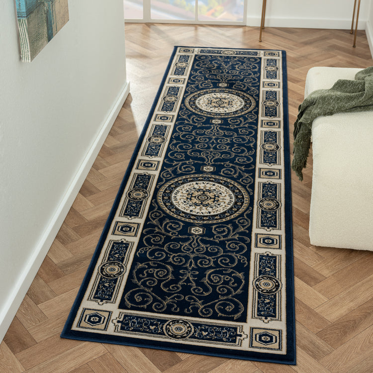 Estate 511 Navy Hallway Runner