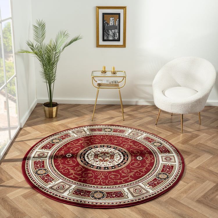 Estate 511 Red Round Rug