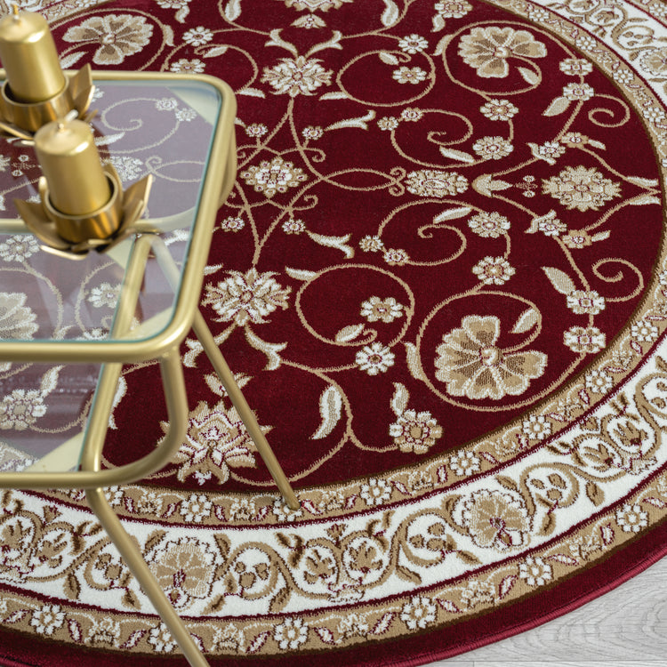 Estate 512 Red Round Rug