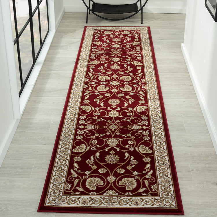 Estate 512 Red Hallway Runner