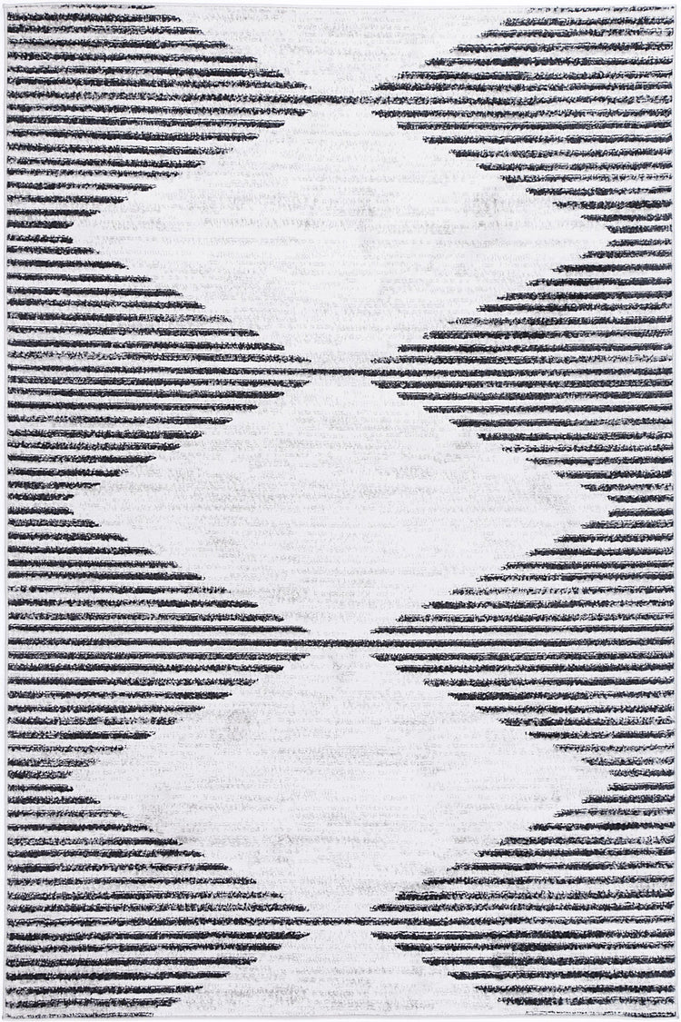 Kimberley Diamond Charcoal Contemporary Rug