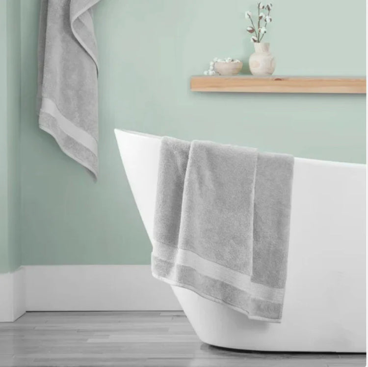 Bath Towel - Light Grey (100% H-Gro Cotton)