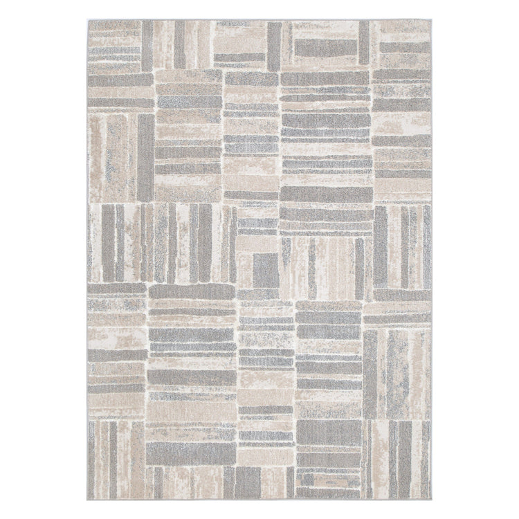 Santana Tetris Neutral Rug - SANTA04