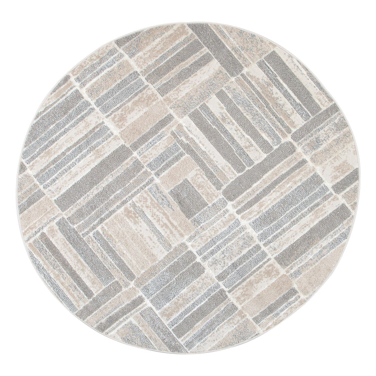 Santana Tetris Neutral Rug - SANTA04