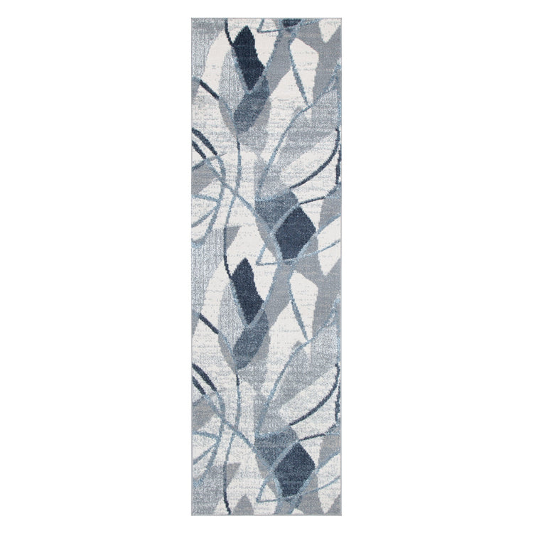 Santana Rhythm Grey Blue Rug - SANTA07