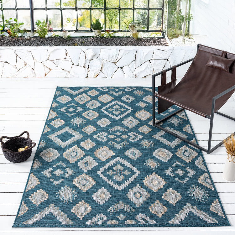 Terrace 551 Turquoise Indoor/Outdoor