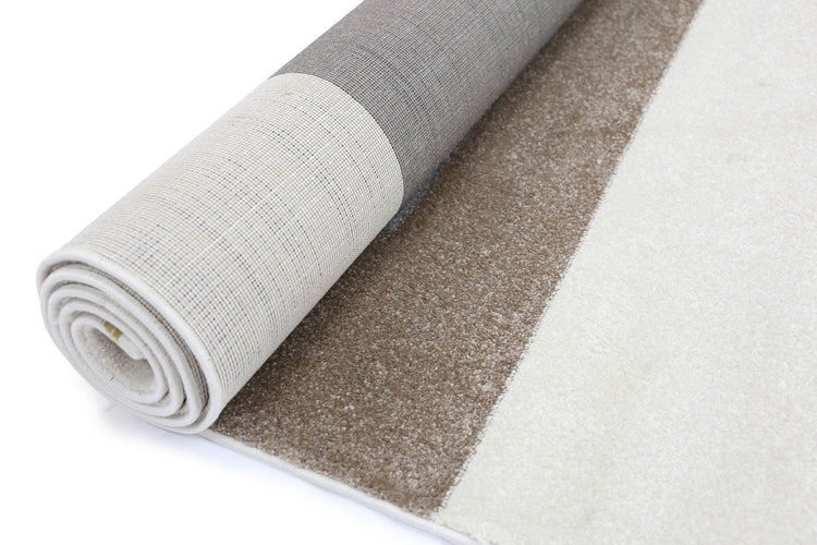 Morisot Grey and Beige Cubism Rug