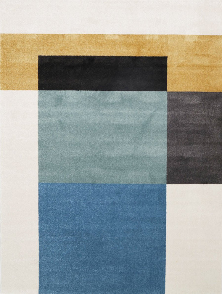 Morisot Blue Cubism Rug