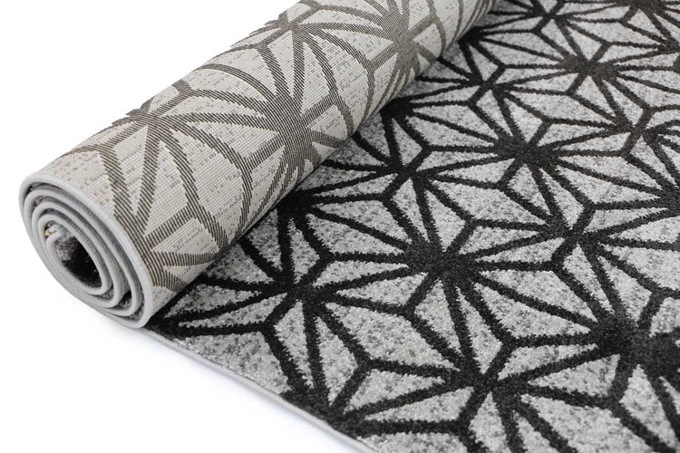 Morisot Dark Grey Web Rug