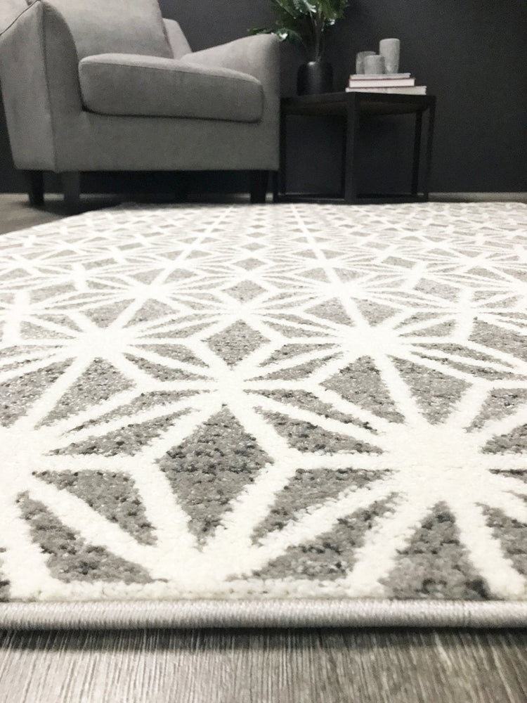 Jezebelle Repeats Grey Modern Rug