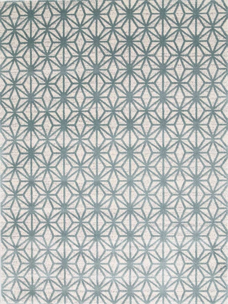 Morisot Aqua Blue Web Rug