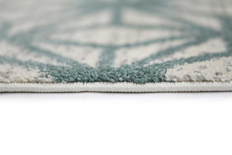 Morisot Aqua Blue Web Rug