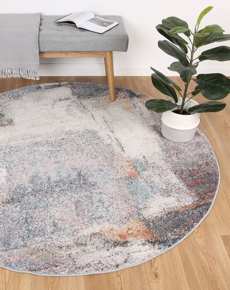 Aveza Abstract Grey Rug