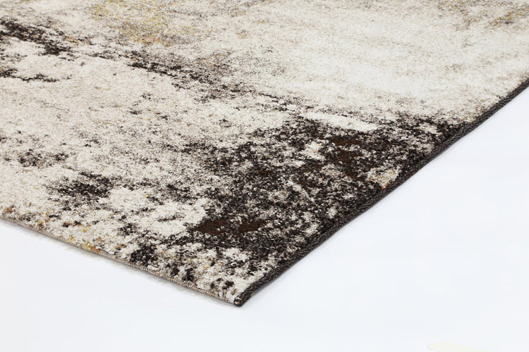 Vision Beige and Grey Abstract Modern Rug