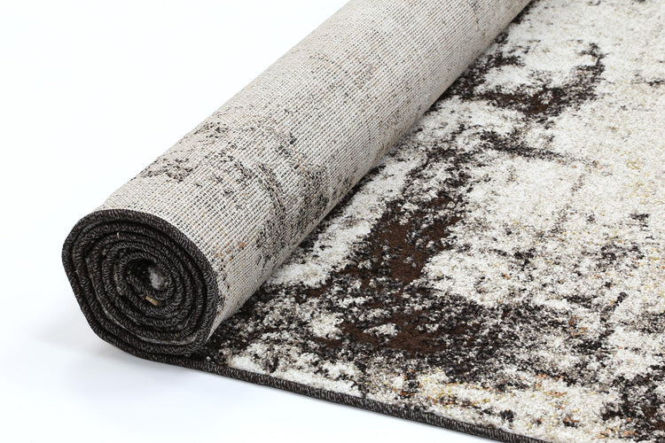 Vision Beige and Grey Abstract Modern Rug