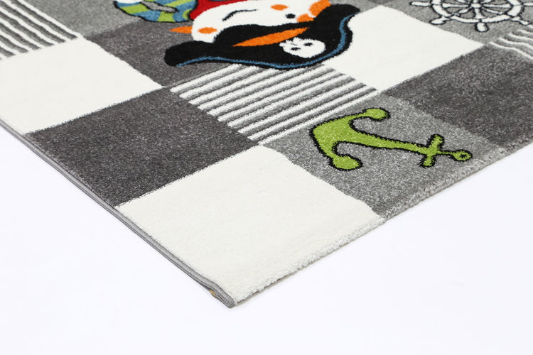 Nova Kids Grey Pirate Rug