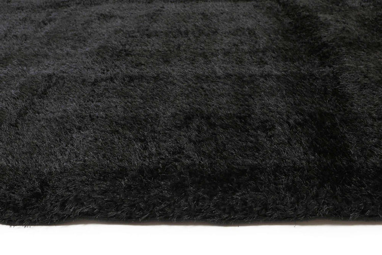 Puffy Soft Shaggy Black