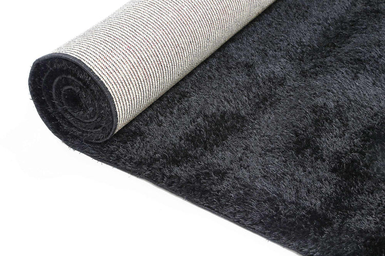 Puffy Soft Shaggy Black