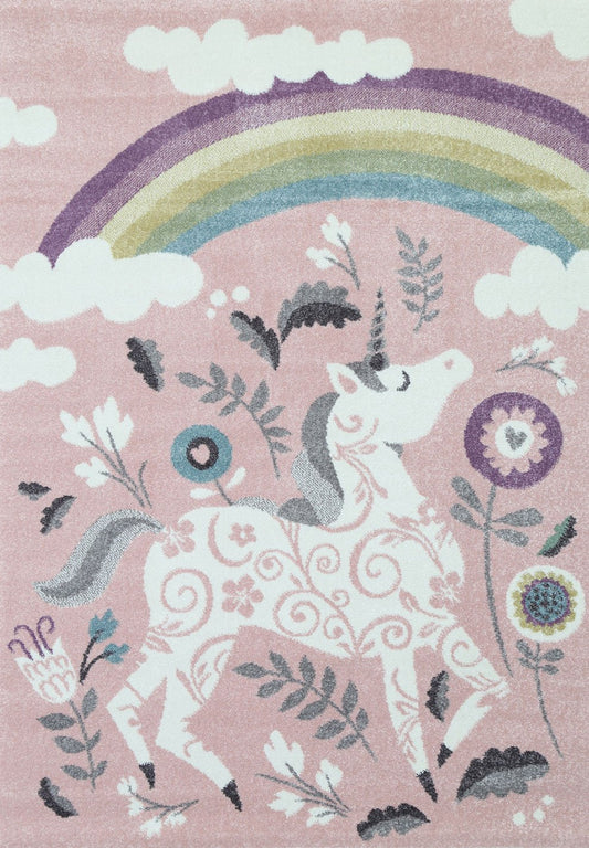 Nova Kids Pink Unicorn Rug
