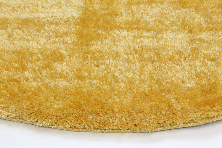 Puffy Soft Shaggy Mustard Yellow
