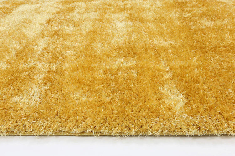 Puffy Soft Shaggy Mustard Yellow