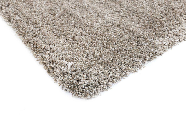 Arctic Plush Brown Beige Shaggy Rug