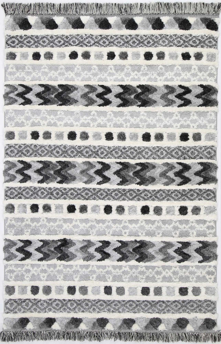 Mono Tribal Carved Cream Anthracite