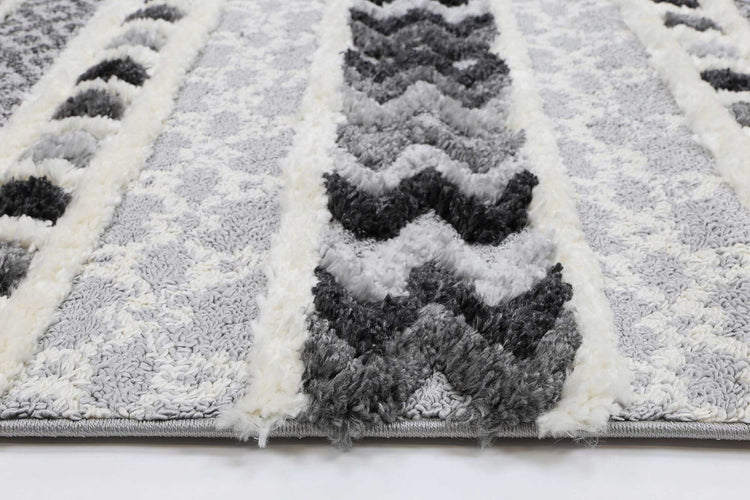 Mono Tribal Carved Cream Anthracite
