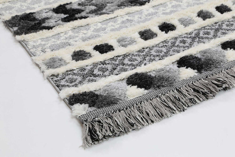 Mono Tribal Carved Cream Anthracite