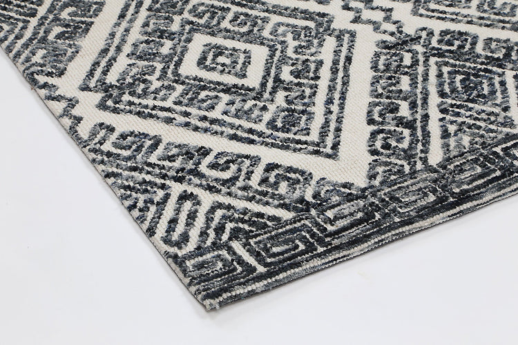 Alayah Diamond Anthracite Rug