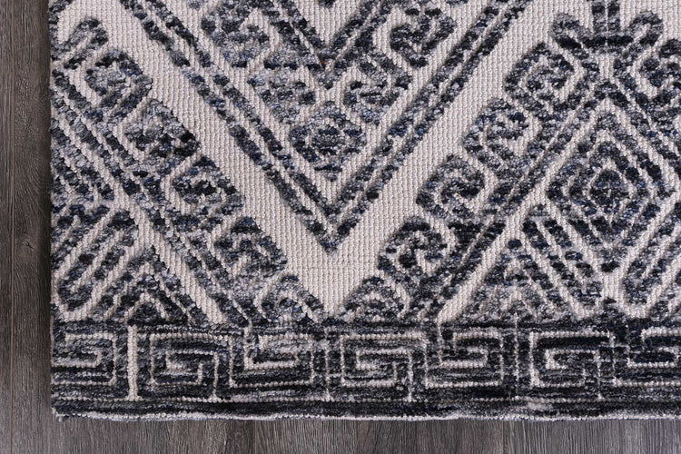 Alayah Diamond Anthracite Rug