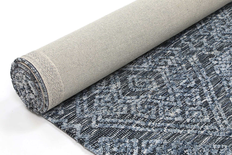 Alayah Diamond Denim Rug