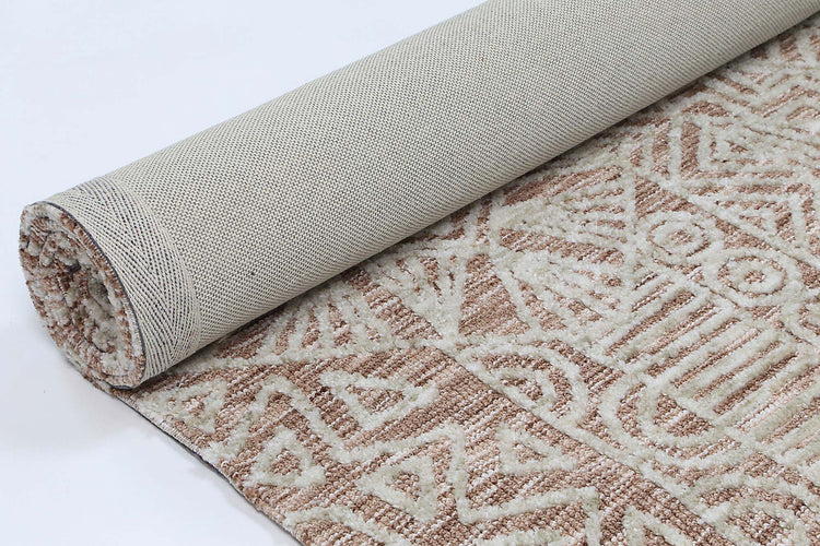 Alayah Rust Flower Rug