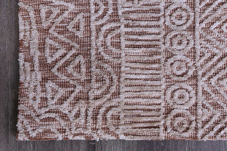 Alayah Rust Flower Rug