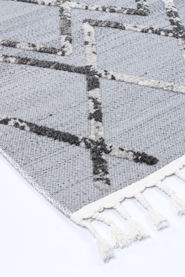 Nefeli Anthrasite Diamond Rug