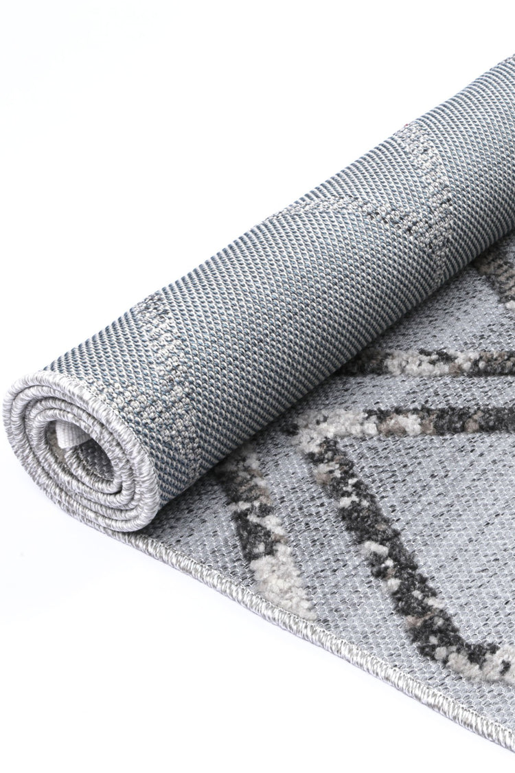 Nefeli Anthrasite Diamond Rug