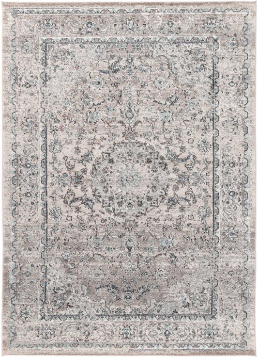 Ezra Grey Traditional Rug