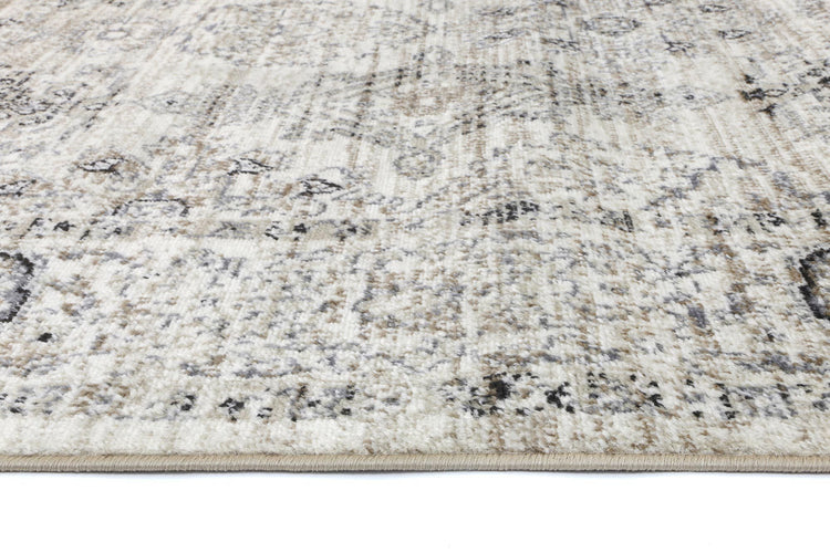 Arya Cream Grey Contemporary Rug