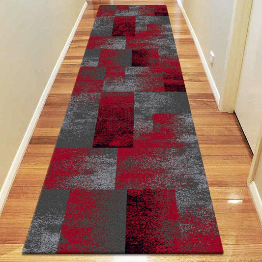 Aspen 444 Red Hallway Runner