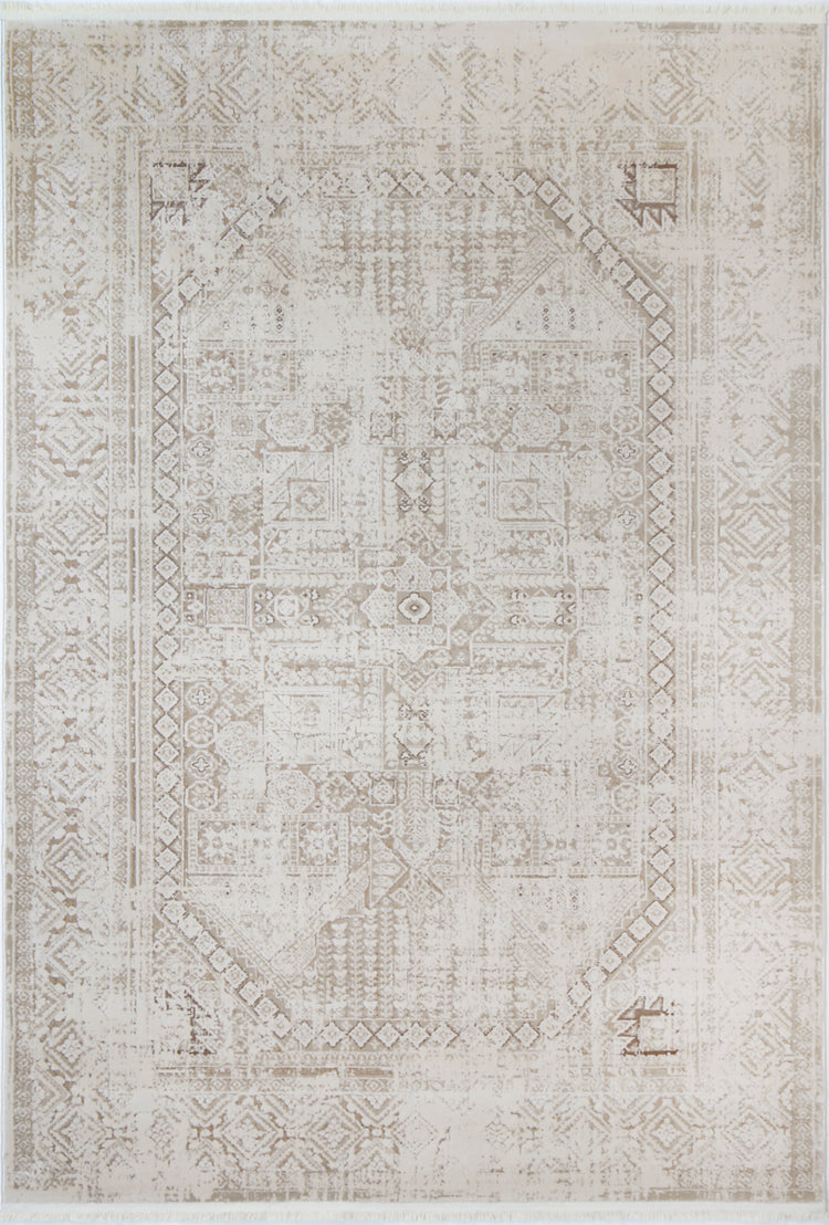 Cordelia Panel Beige Rug