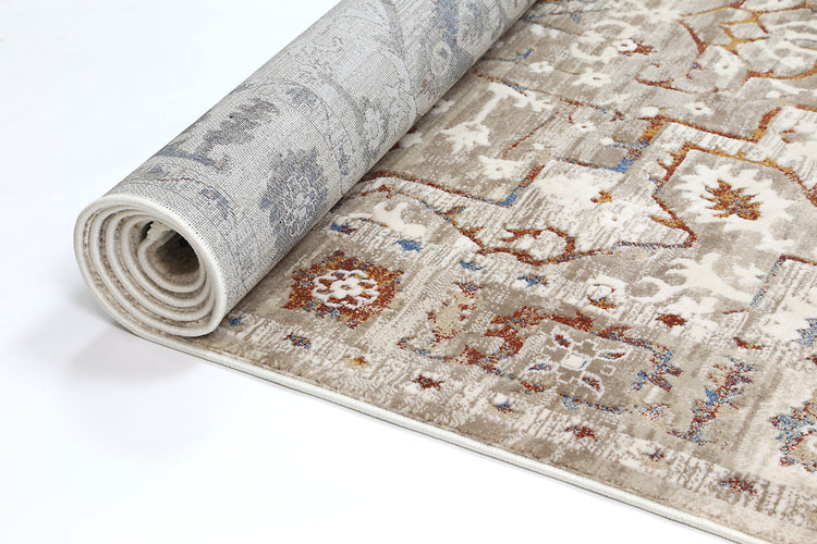 Cordelia Medalion Beige Multi Rug