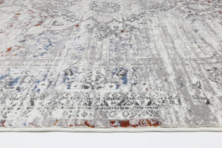 Cordelia Medalion Grey Multi Rug