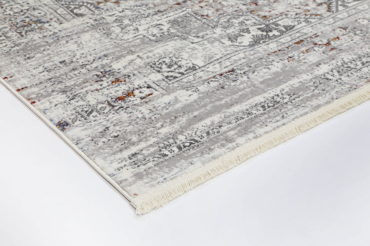 Cordelia Medalion Grey Multi Rug