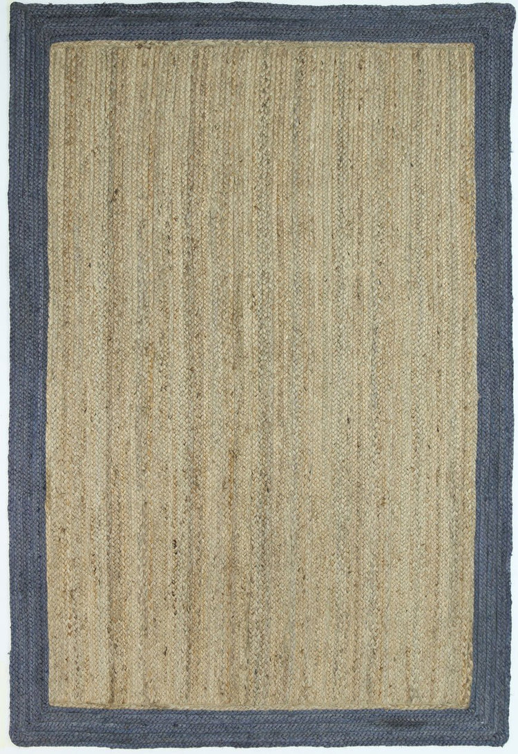 Hampton Grey Border Jute Rug