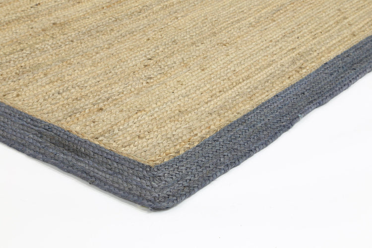 Hampton Grey Border Jute Rug