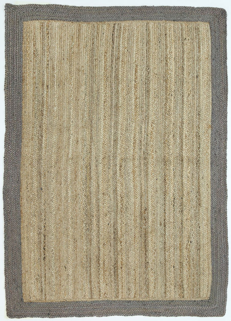 Hampton Beige Border Jute Rug