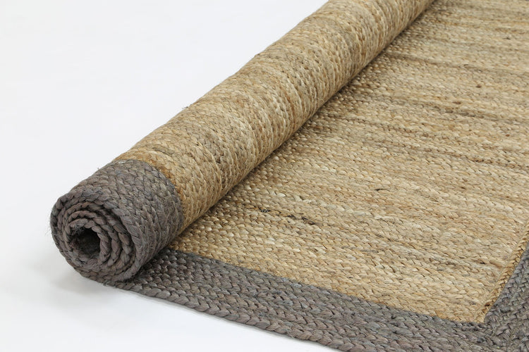 Hampton Beige Border Jute Rug