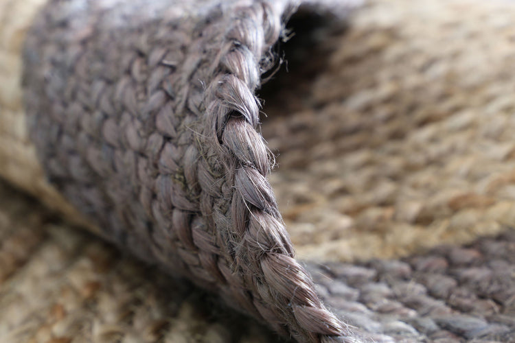 Hampton Beige Border Jute Rug